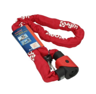 Kettingslot ART 3-sterren vaste kop 150cm Rood AGM Origineel