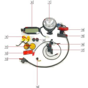 E-Chopper 2.0 GTS koplamp 2.3