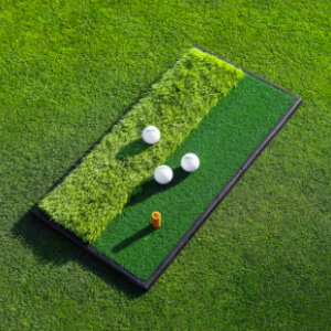 AFSLAGPAD GOLF OEFENMAT TWEEZIJDIG