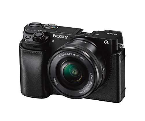 Sony LCSEBE/B Just-Fit Body Case for A6000 Camera (Black)
