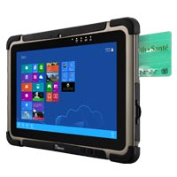 10.1" Rugged Windows Tablet PC 4GB Ram + Smart Card Reader