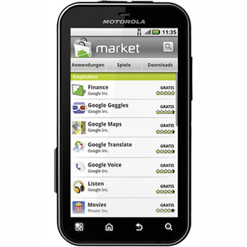Motorola Defy rugged PDA