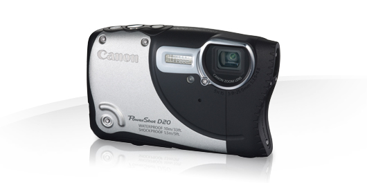 Rugged Camera Canon Powershot D20