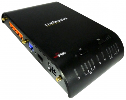 Rugged CradlePoint 4G Mission-Critical Broadband Router MBR1400