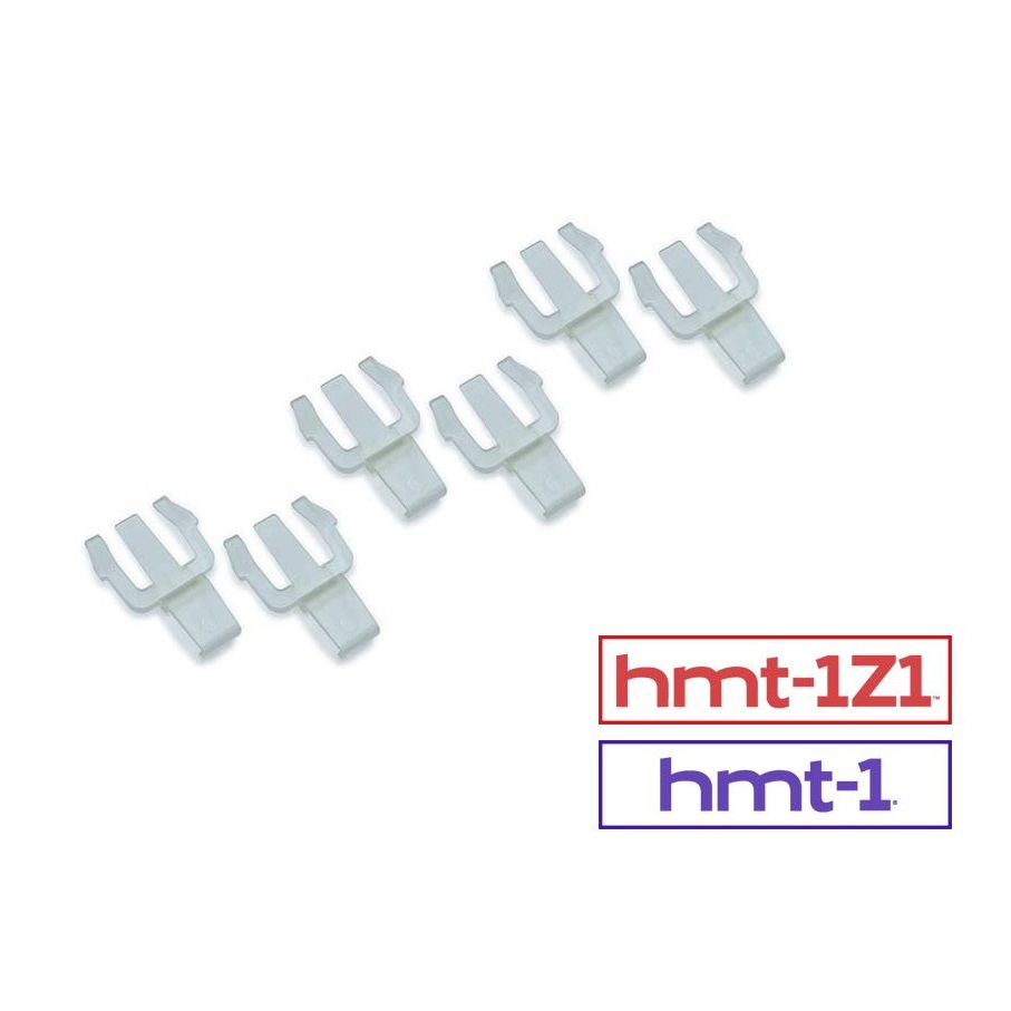 Hard Hat Clips - 3 Pair Pack - MSA V-Gard Front Brim - for HMT-1Z1
