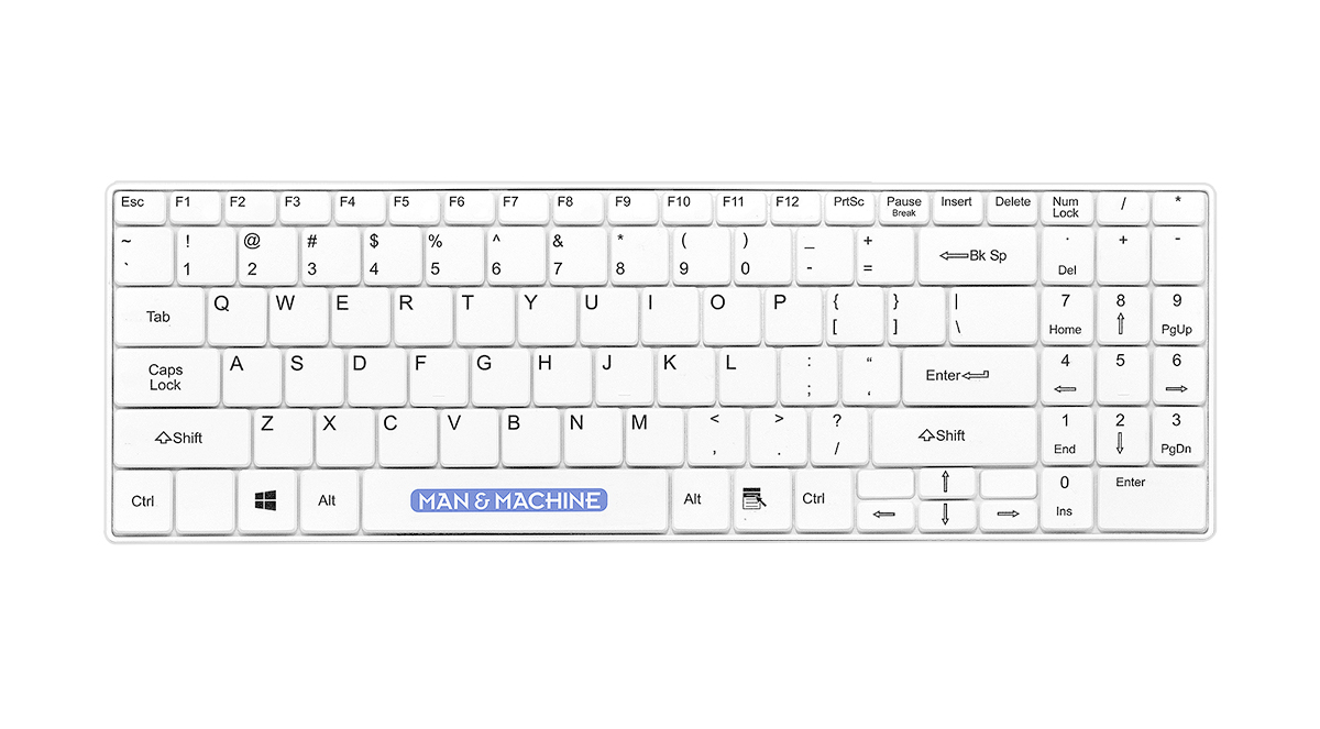 Its Cool White Keyboard