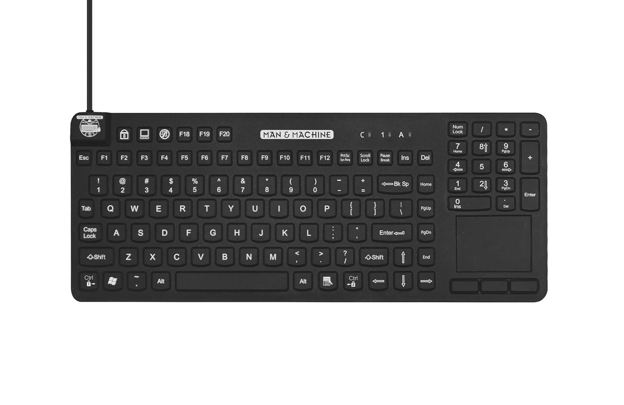 Really Cool Touch Black Keyboard