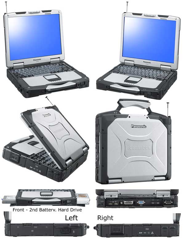 Rugged Panasonic toughbook CF 30