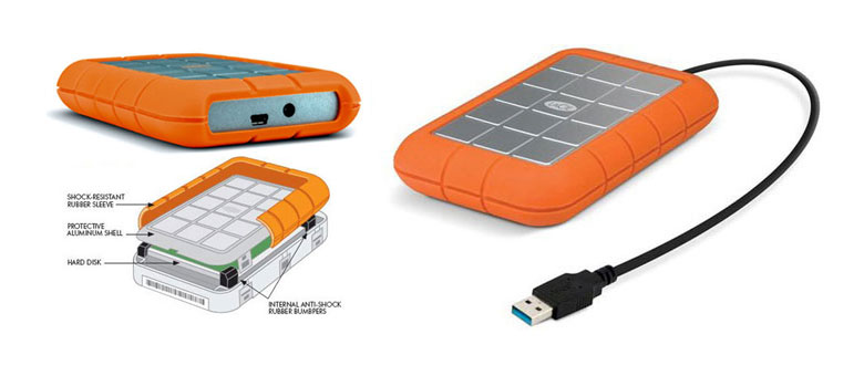 Rugged USB 3.0  External USB Hard Drive