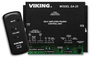 SA-25 self-amplified paging system