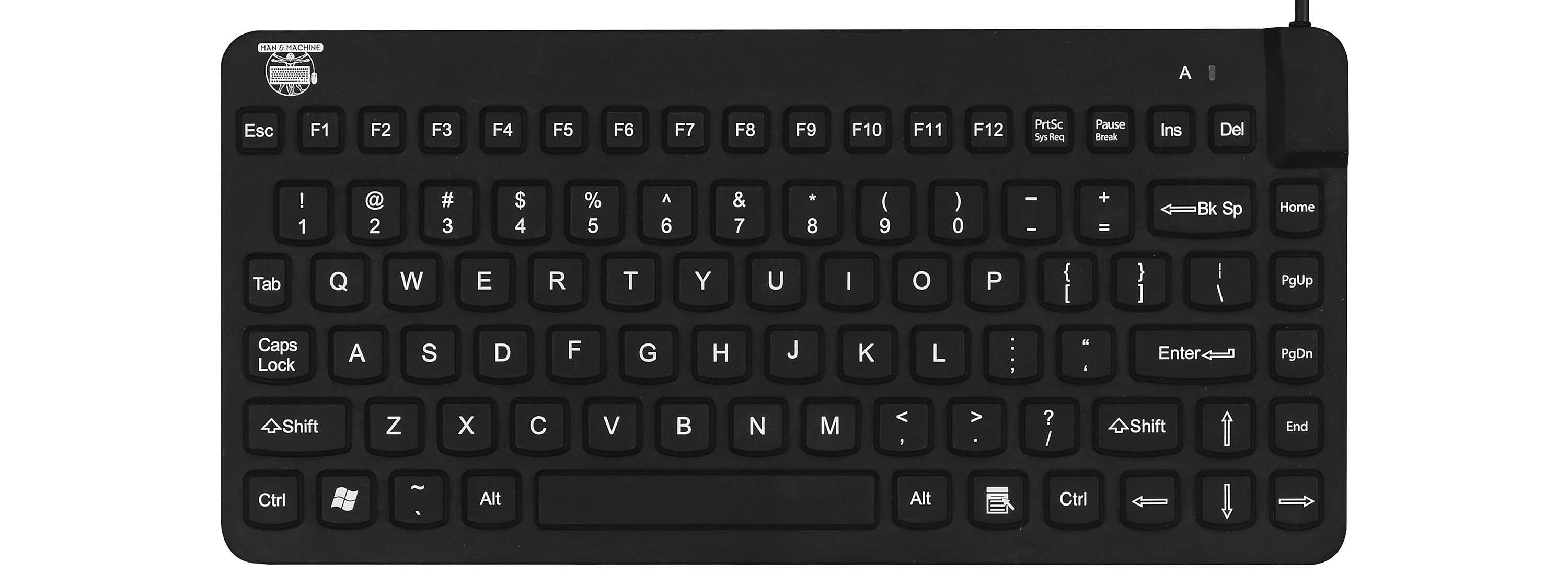 Slim Cool Black Keyboard