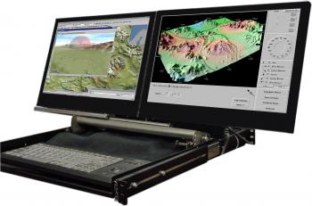 TETRA Rack Mount Dual Display Unit