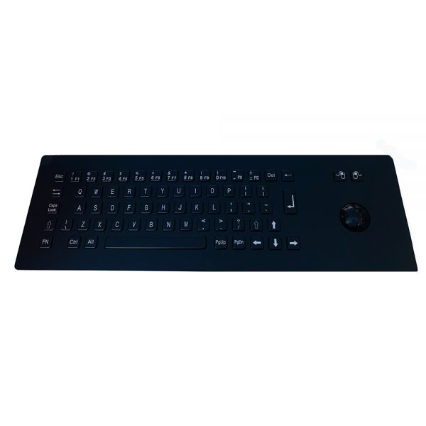 MKA-65-BBF All Black Design Industrial Metal Keyboard