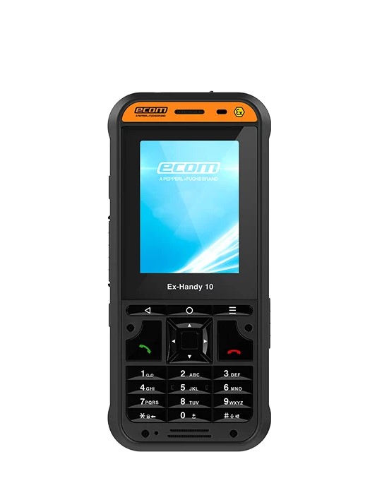 Ex-Handy 10 featurephone - Atex Zone 2 & DIV 2 - IP68 - 4G/LTE - 2.6“