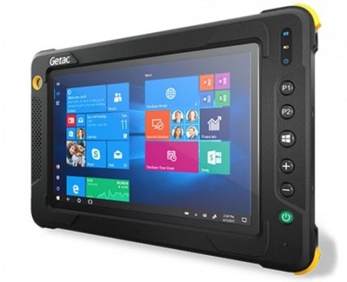GETAC EX80 dustproof and waterproof according to IP67 8" Ultra-robust 4G tablet