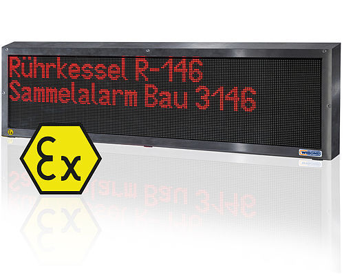 LED display panel WIBOND displays for areas subject