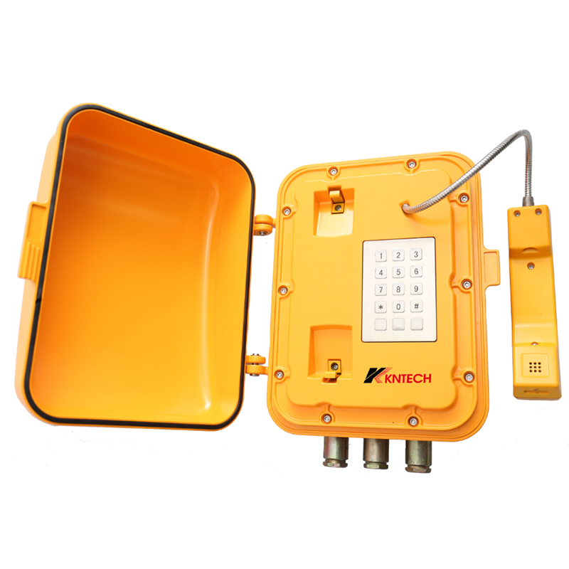 Analogue Explosion proof telephone with loudspeaker
