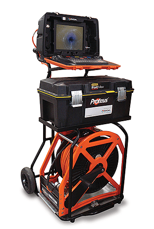 Mini-Cam Proteus EX camera system for pipeline inspections
